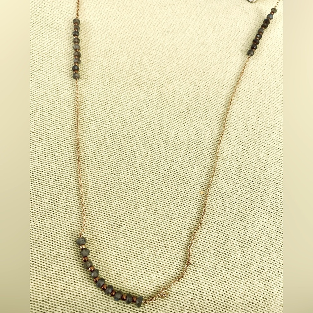 Gorjana Pyrite Rounds On Long Gold Chain Necklace — image 4 of 6